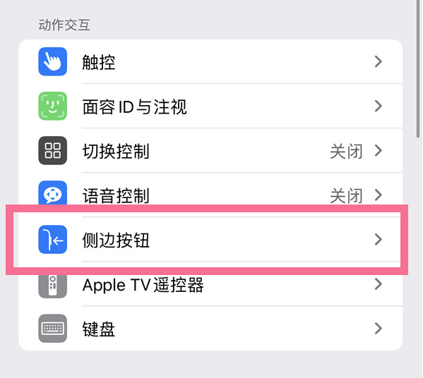 玛多苹果14维修店分享iPhone14 Plus侧键双击下载功能关闭方法 