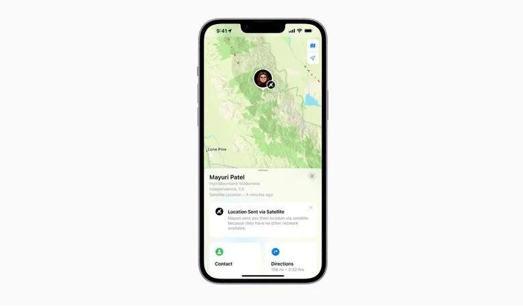 玛多苹果14维修分享iPhone14系列中 FindMy功能通过卫星分享位置方法教程 